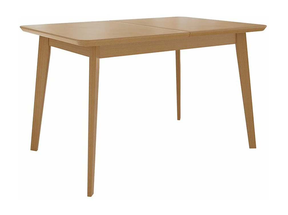 Mesa Racine 122, Marrón, 76x80x140cm, Alargamiento, MDF, Madera