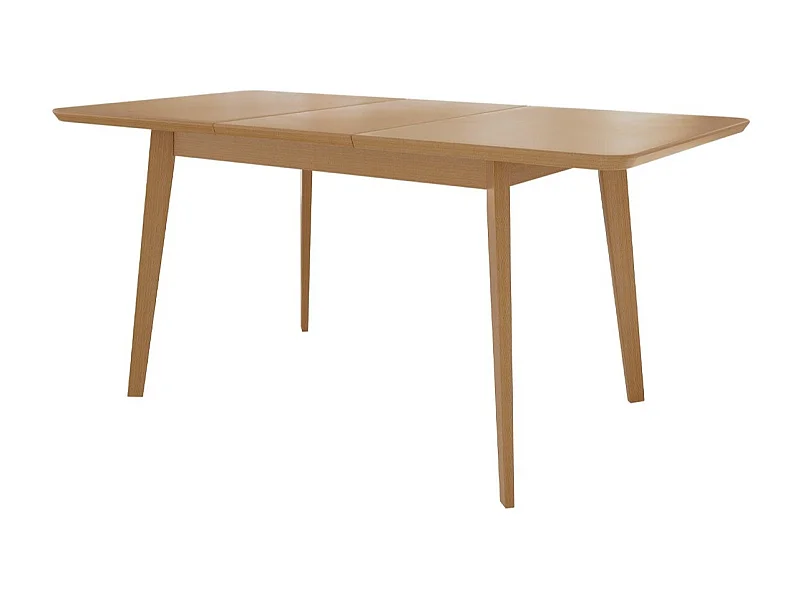 Mesa Racine 122, Marrón, 76x80x140cm, Alargamiento, MDF, Madera