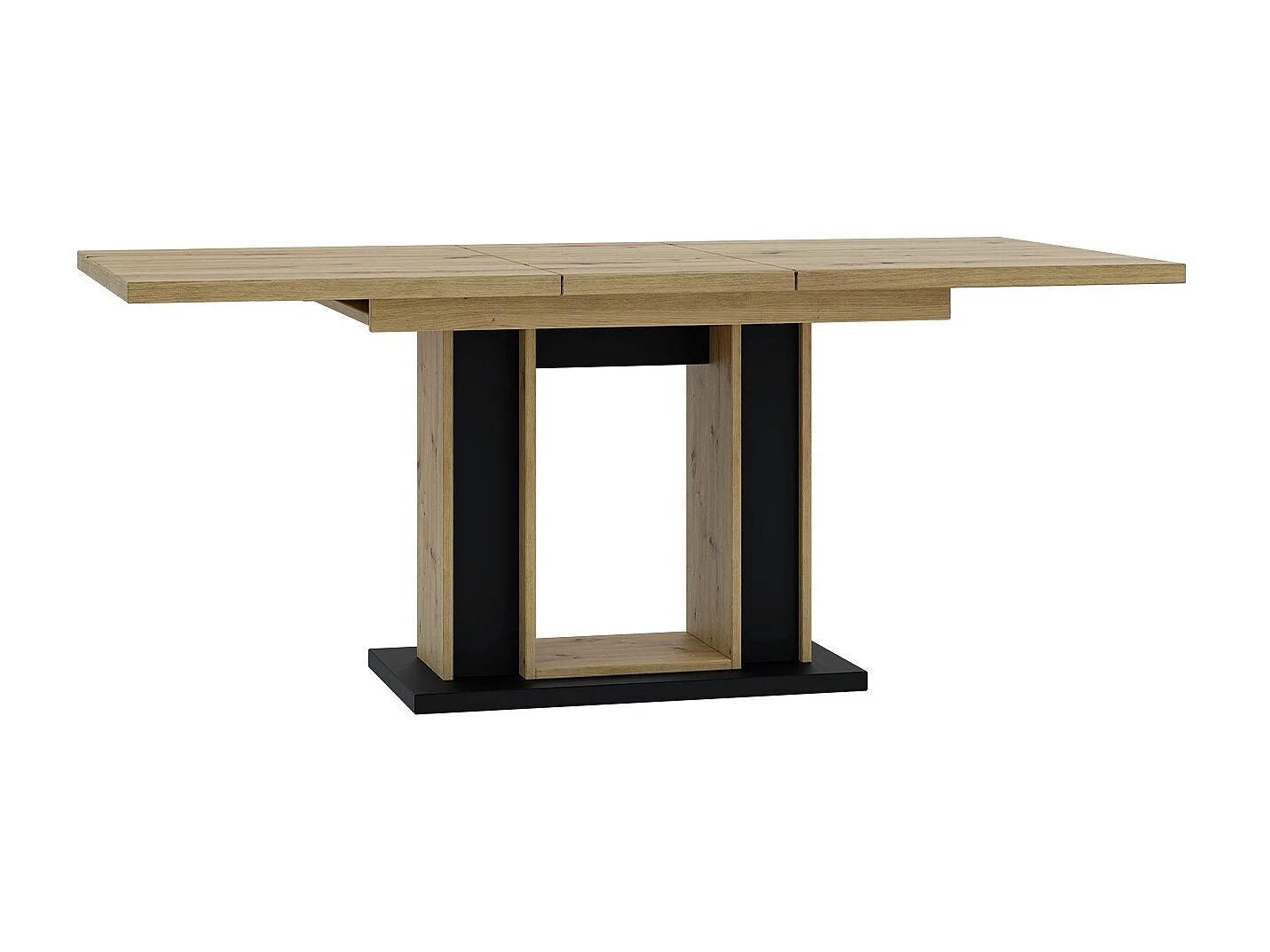 Mesa Goodyear 124, Extensível, Placa de aglomerado laminado, 8x9x14cm