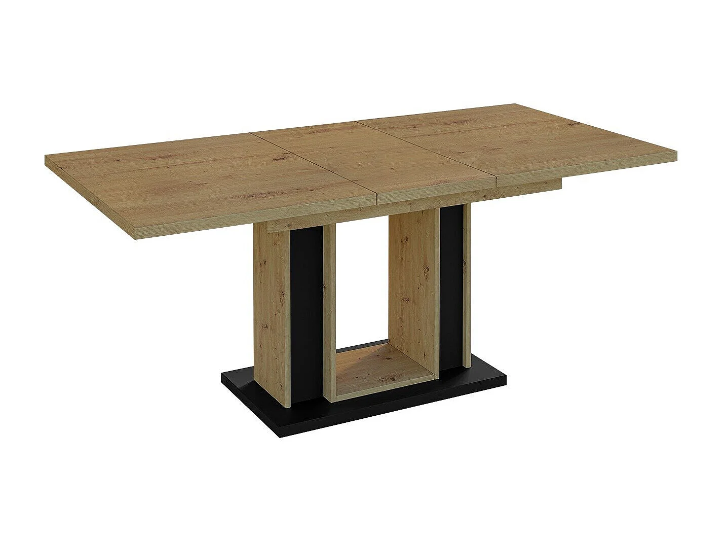 Mesa Goodyear 124, Extensível, Placa de aglomerado laminado, 8x9x14cm