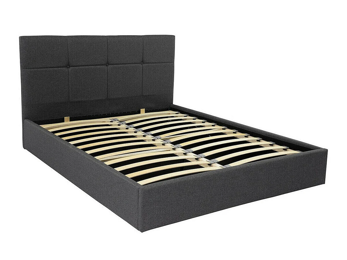 Cama ComfiDream Celen, Doble, Gris claro, Tapiz, Somieres, 19x21x11cm