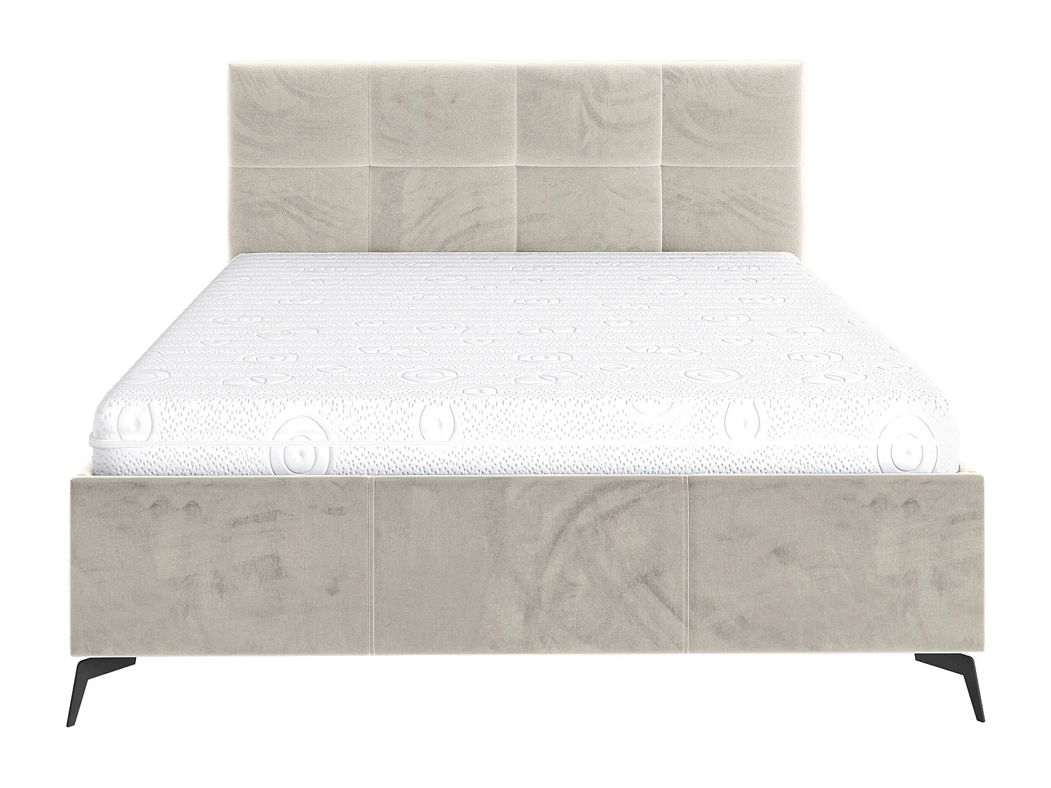 Cama ComfiDream 172, Doble, De color marrón claro, 140x200, Tapiz, Somieres, 149x216cm