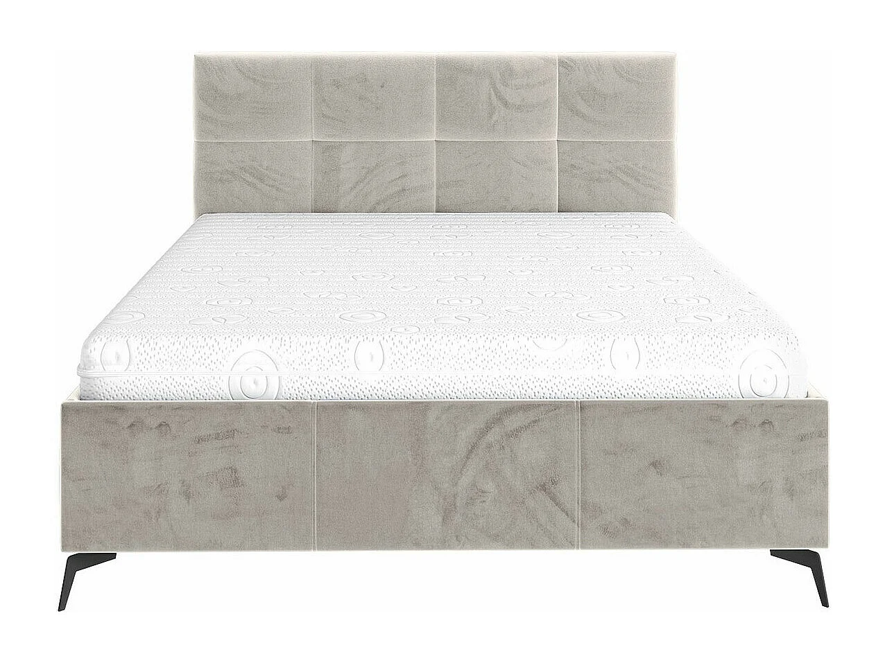 Cama ComfiDream 172, Doble, De color marrón claro, 140x200, Tapiz, Somieres, 149x216cm