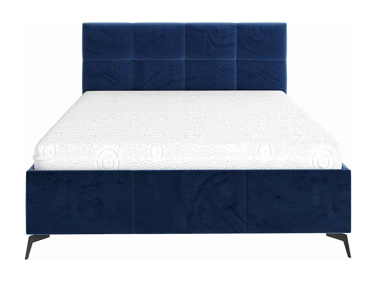 Cama ComfiDream 172, Casal, Azul, Tecido, Estrados de cama, 19x22x11cm