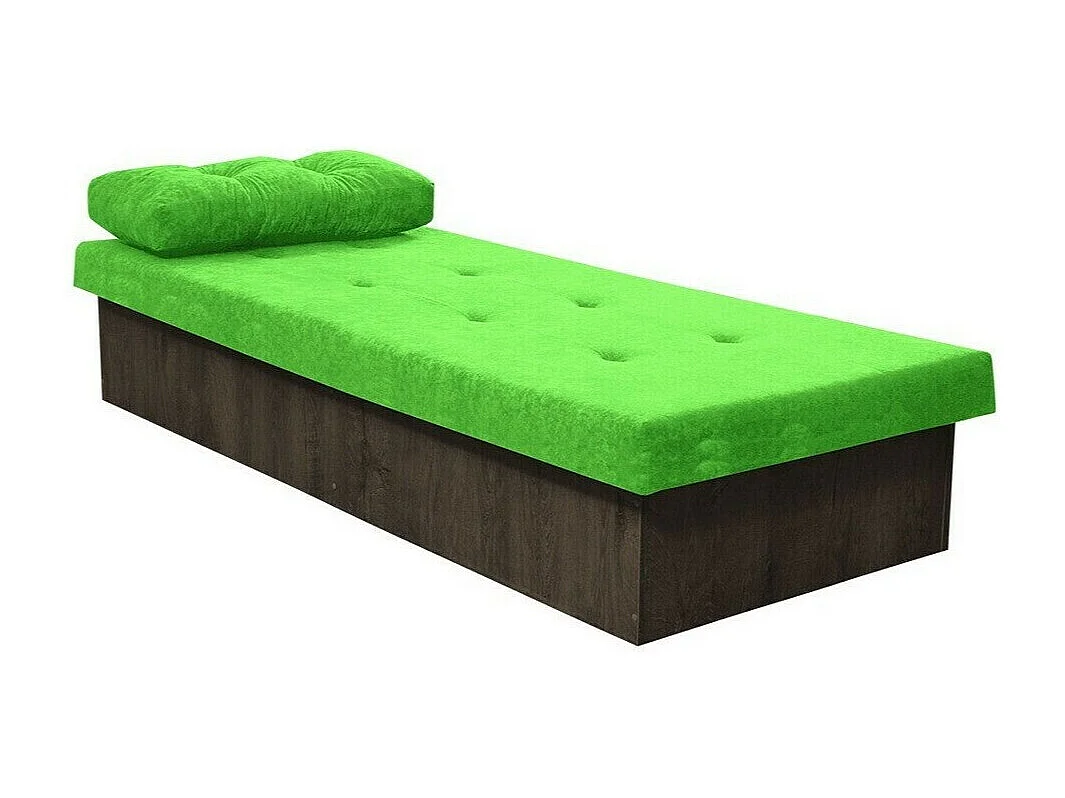 Cama Dover 100, Individuales, Verde, 80x190, 80x190x39cm