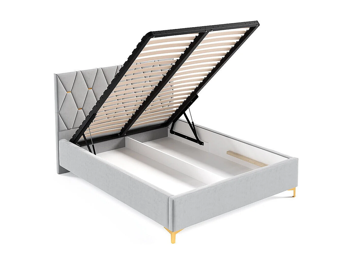 Cama Baltimore 192, Doble, Rosa, 140x200, Tapiz, Somieres, 158x222x122cm