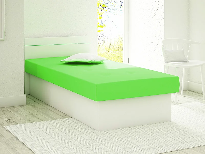 Cama Dover 101, Individuales, Verde, 80x190, 80x192x68cm