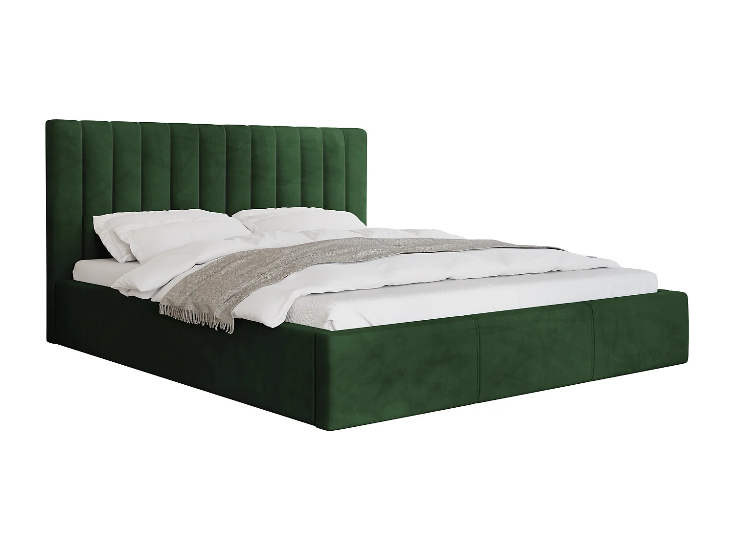 Cama ComfiDream 179, Doble, Verde, 160x200, Tapiz, Somieres, 171x212x105cm