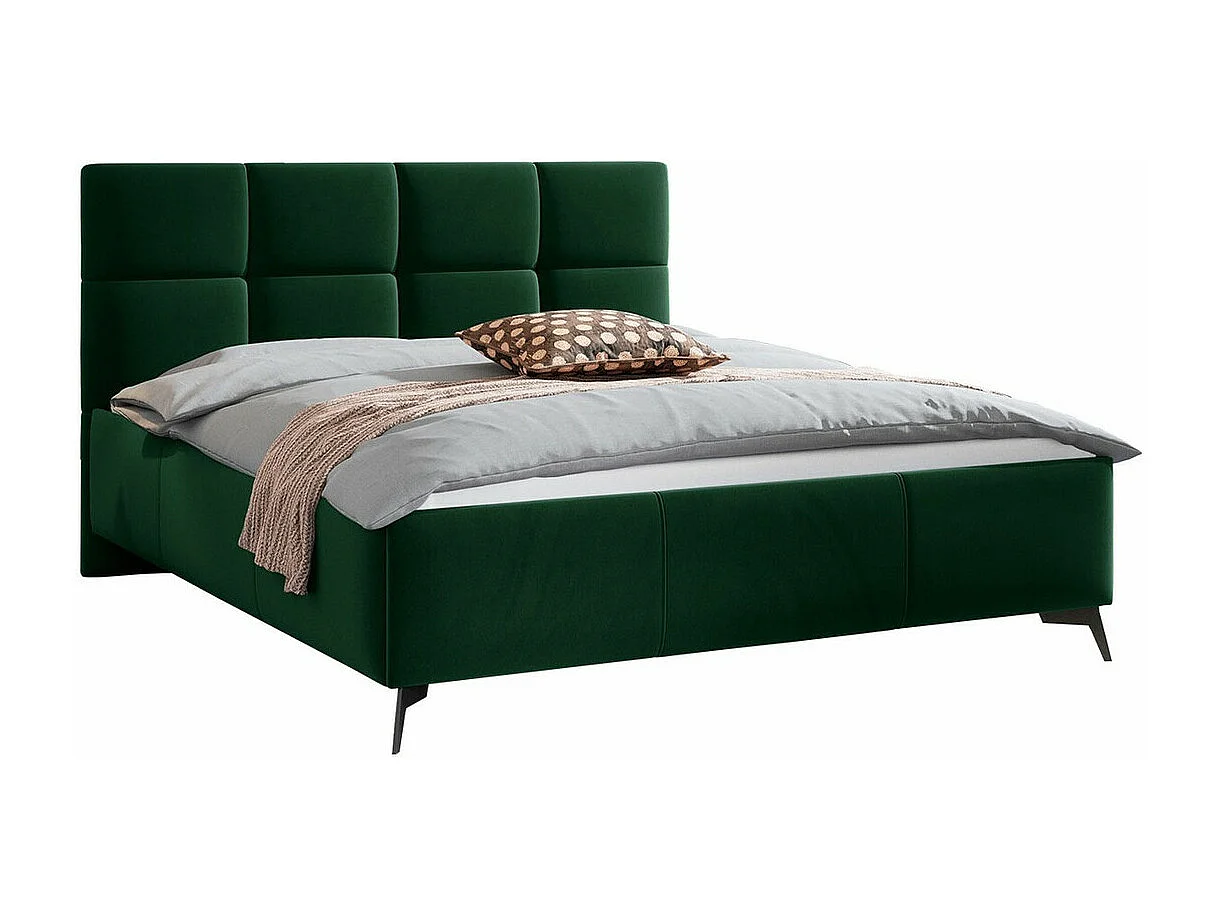 Cama ComfiDream 172, Doble, Verde, 160x200, Tapiz, Somieres, 169x216x106cm