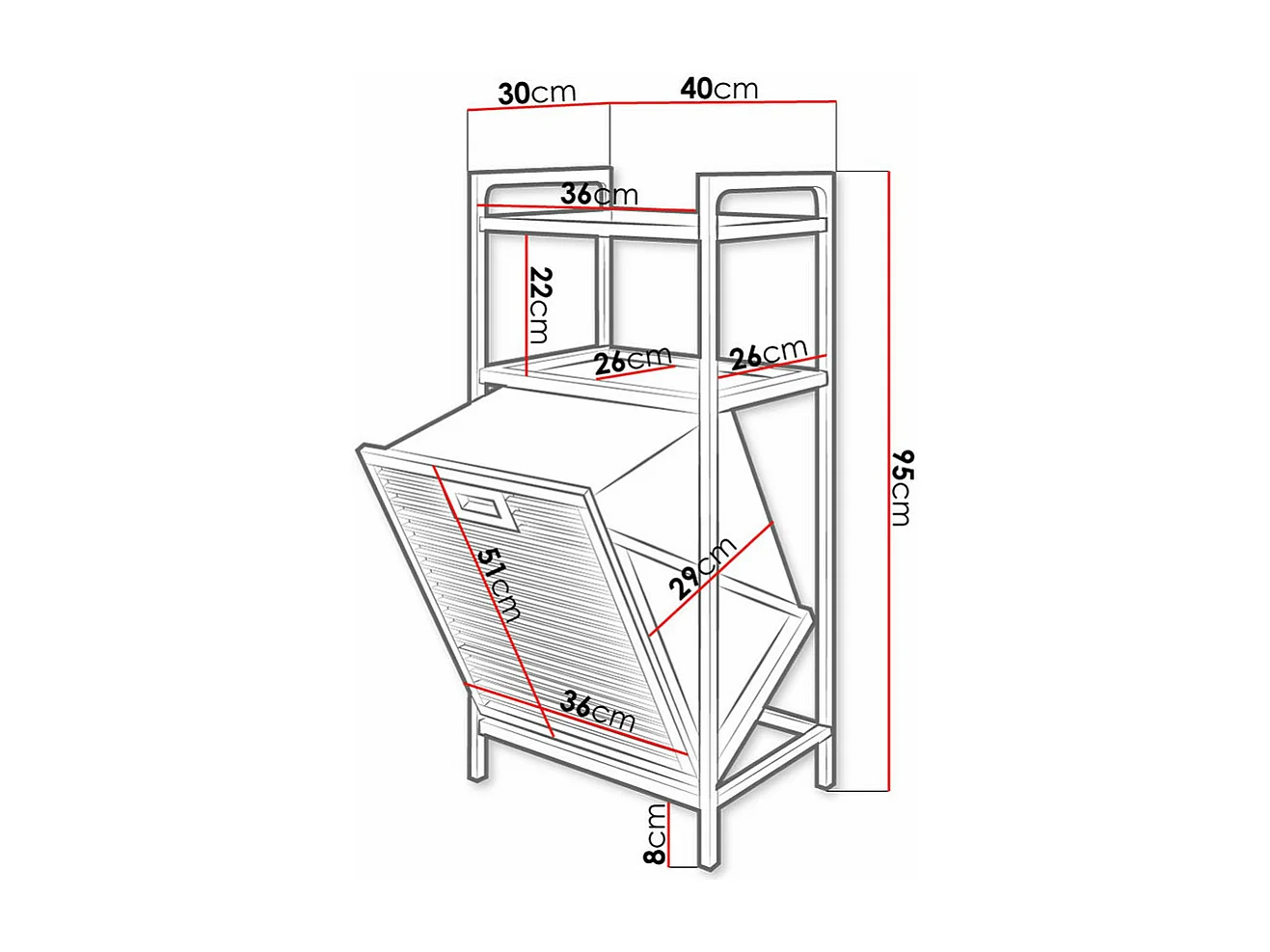 Colonne de salle de bain Richardson 115