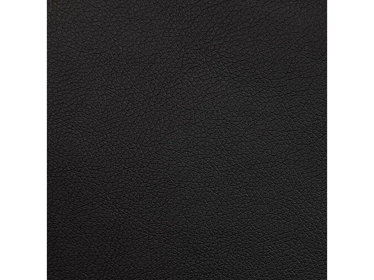 Cama Baltimore 100, Doble, Negro, 140x200, Cuero ecológico, Somieres, 160x227x100cm