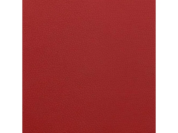 Lit Baltimore 104, Unique, Rouge, 90x200, Faux cuir, Sommier à lattes, 107x222x92cm