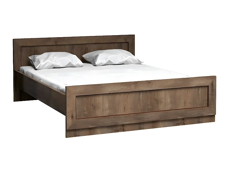 Cama Lircava 115, Casal, Castanho, Placa de aglomerado laminado