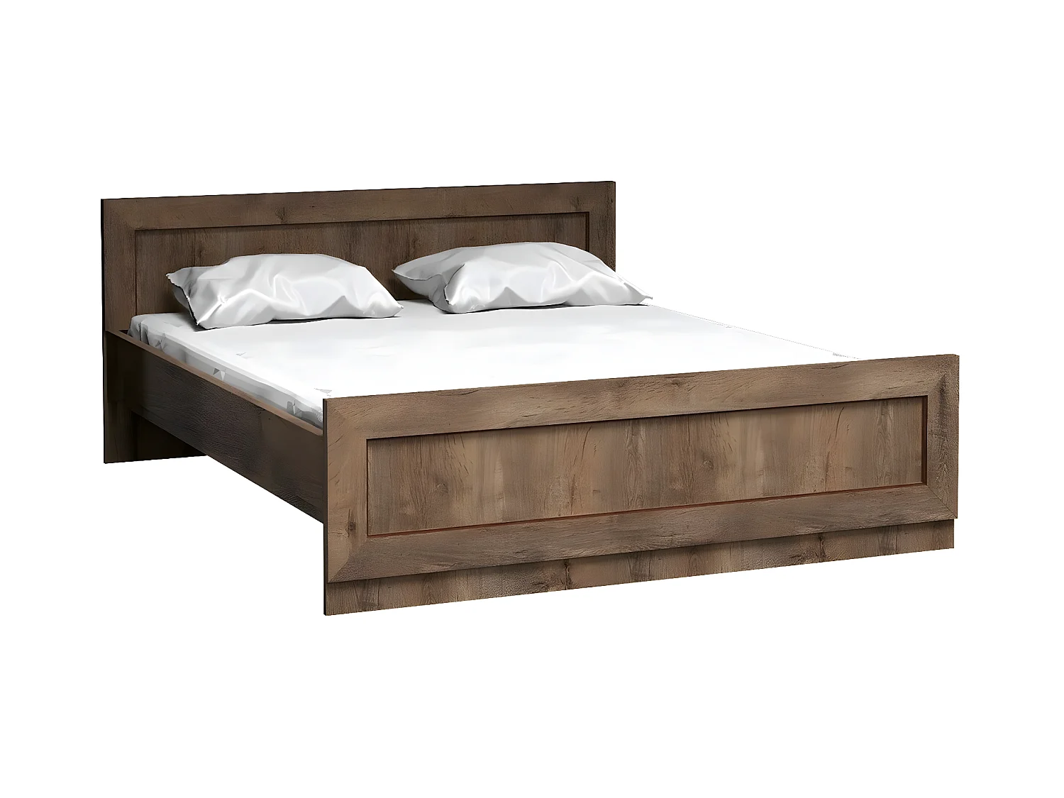 Cama Lircava 115, Casal, Castanho, Placa de aglomerado laminado