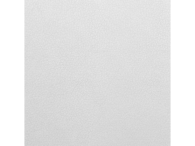 Lit Baltimore 106, Double, Blanc, 180x200, Faux cuir, Disponible, 198x222x92cm