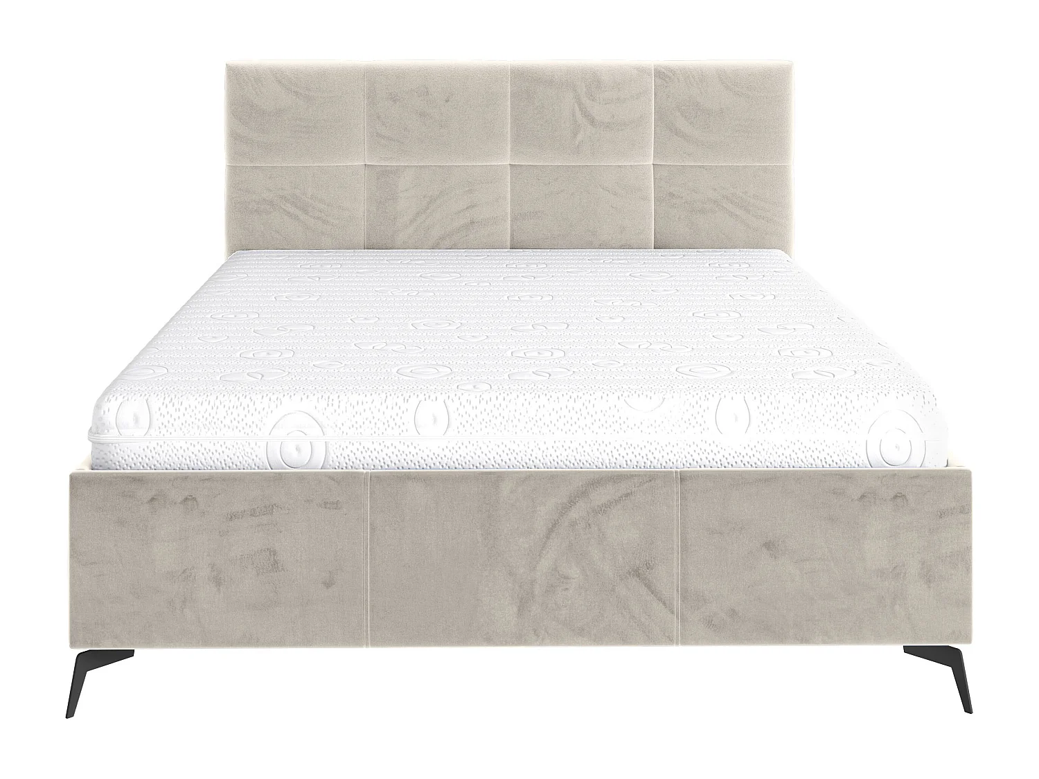 Cama ComfiDream 172, Doble, De color marrón claro, 160x200, Tapiz, Somieres, 169x216cm