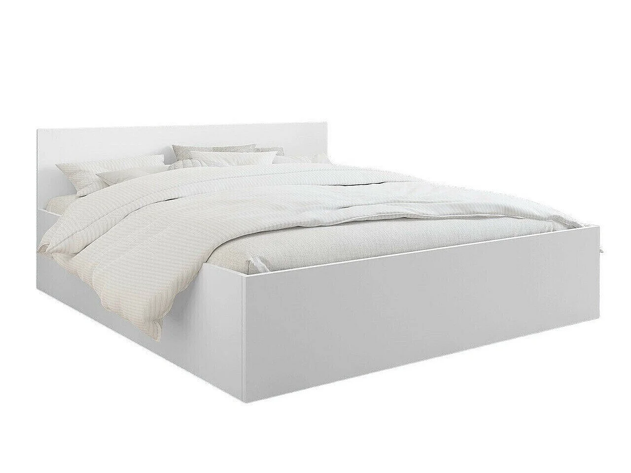 Lit Comfivo Pastor, Double, Blanc, Stratifié, Disponible, 18x20x8cm