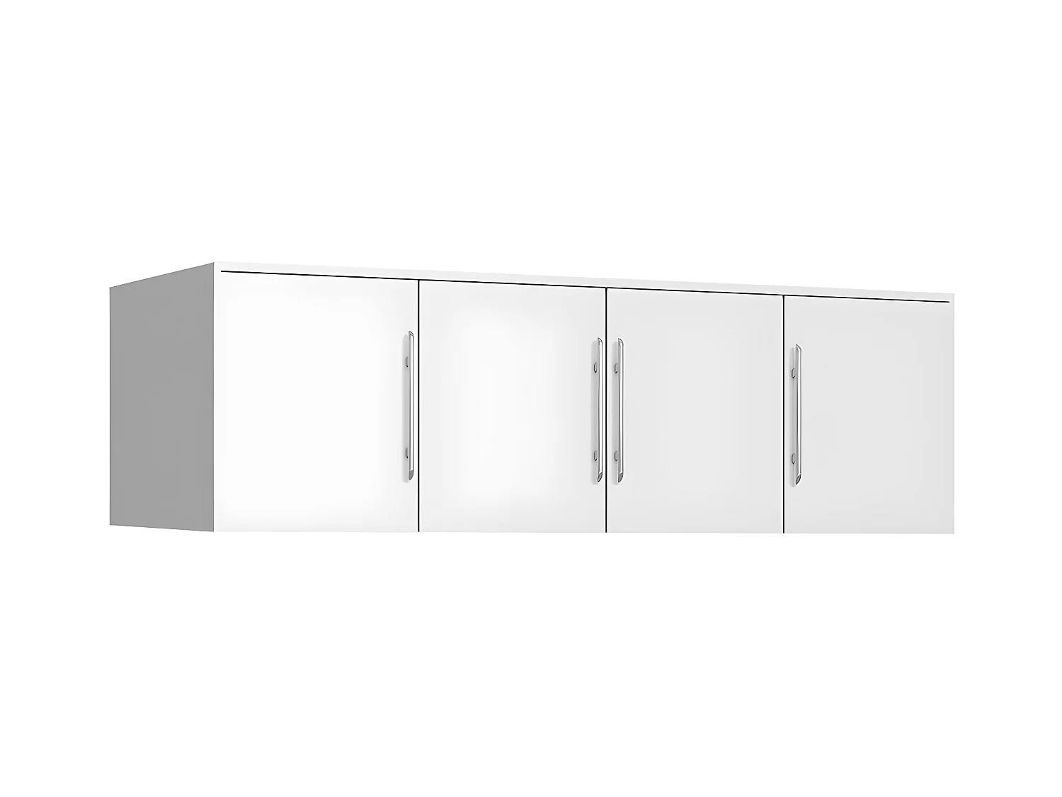 Buffet Dortivu 146, Blanc, 45x196cm, Le nombre de portes: 457cm, Stratifié