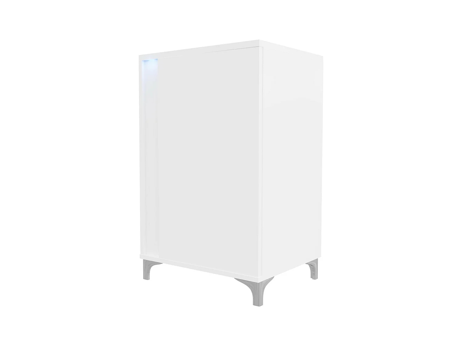 Aparador Livseri 100, Blanco brillante|Blanco, 88x52cm, Número de puertas: 140cm