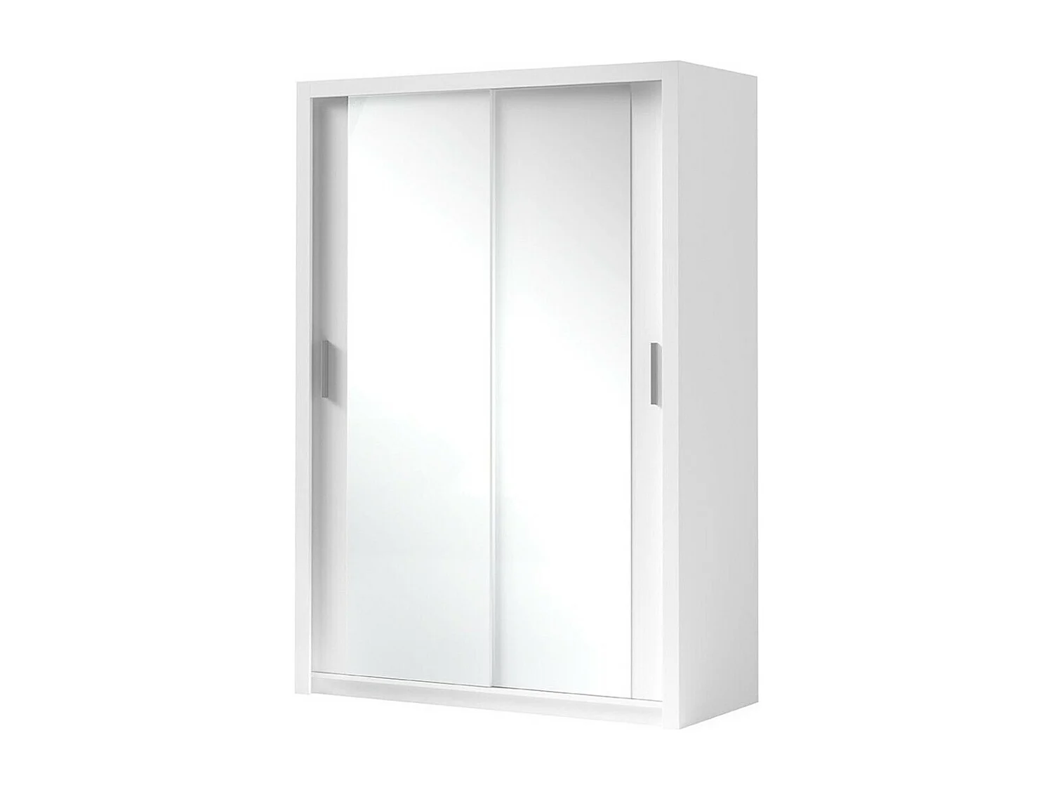 Armario Catromi 106, Blanco, 215x150x62cm, Puertas de armario: Correderas