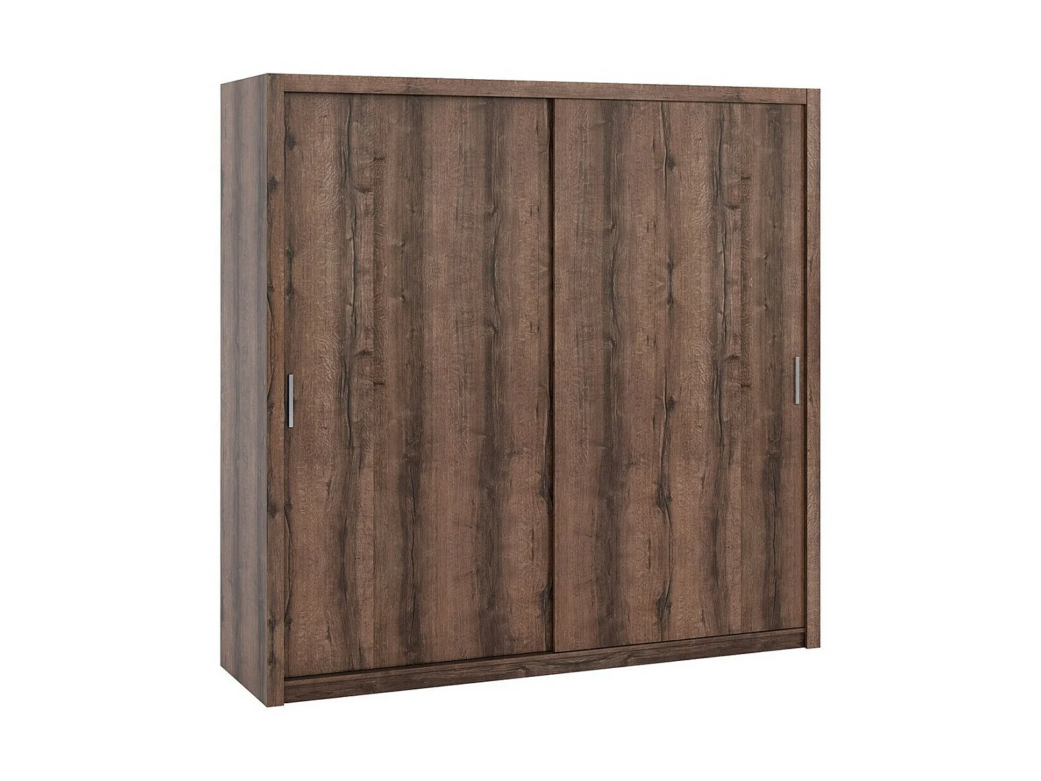 Armoire Catromi 109, Chêne du Monastery, 215x220x62cm, Portes d'armoire: Coulissantes
