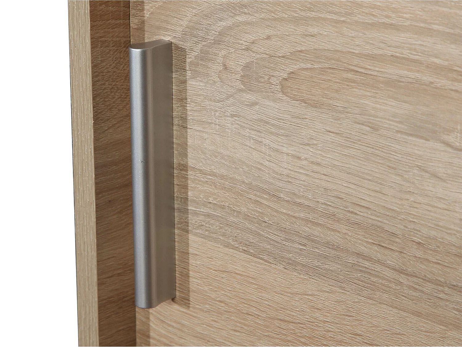 Armoire Apopka 102, Blanc, 205x120x60cm, Portes d'armoire: Coulissantes