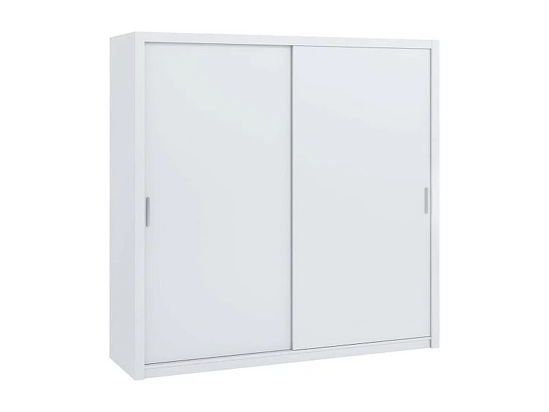 Armario Catromi 109, Blanco, 215x220x62cm, Puertas de armario: Correderas