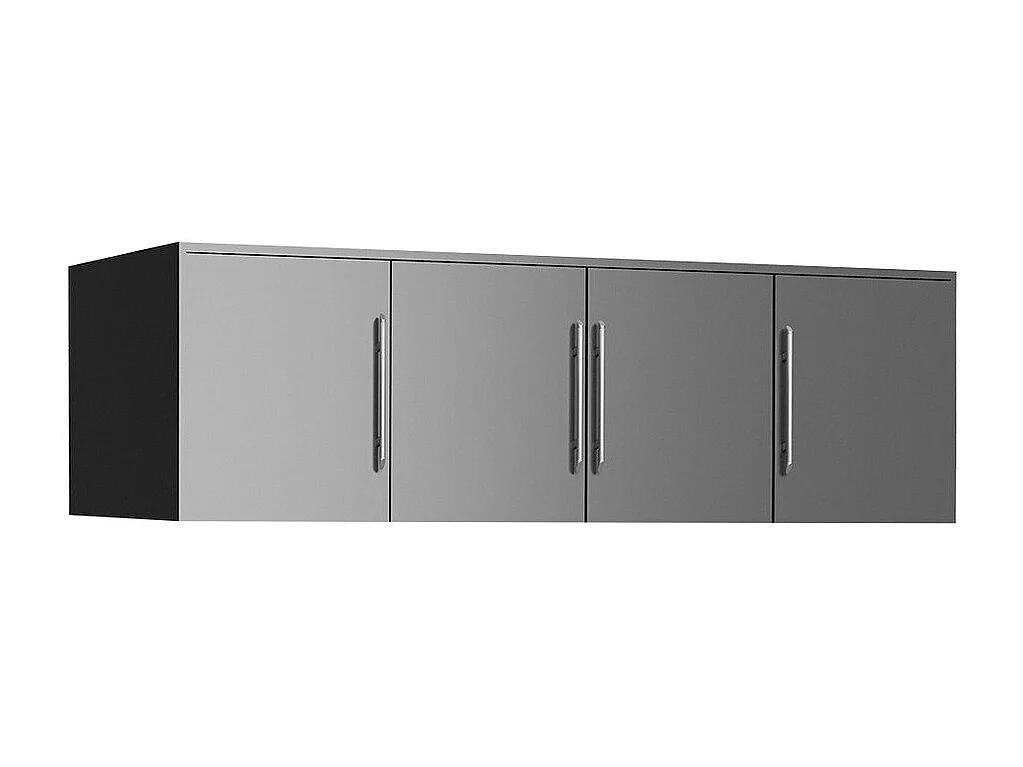 Aparador Dortivu 146, Grafito, 45x196cm, Número de puertas: 457cm, Aglomerado laminado