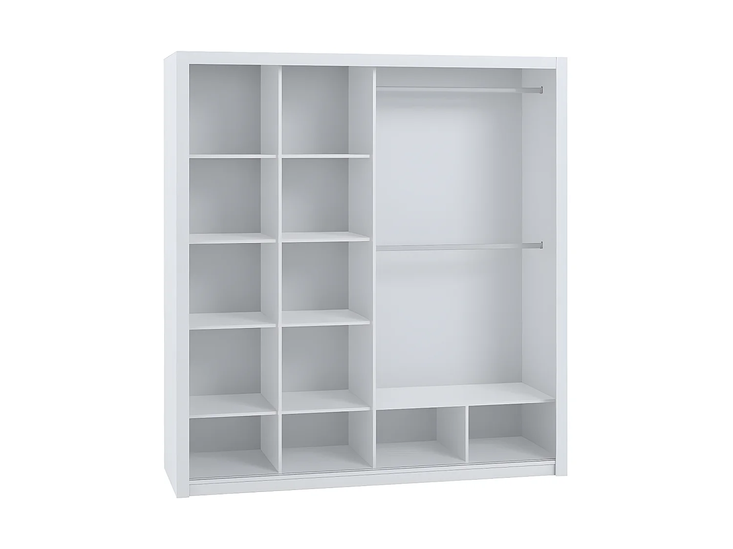 Armoire Catromi 107, Chêne du Monastery, 215x200x62cm, Portes d'armoire: Coulissantes
