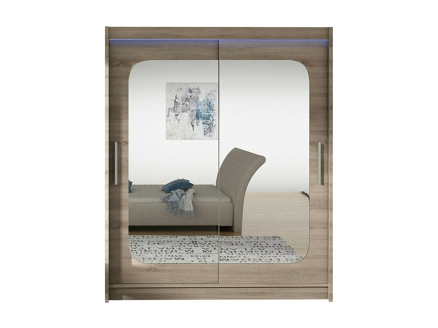 Roupeiro Closico 135, Número de prateleiras: 5, 20x15x6cm