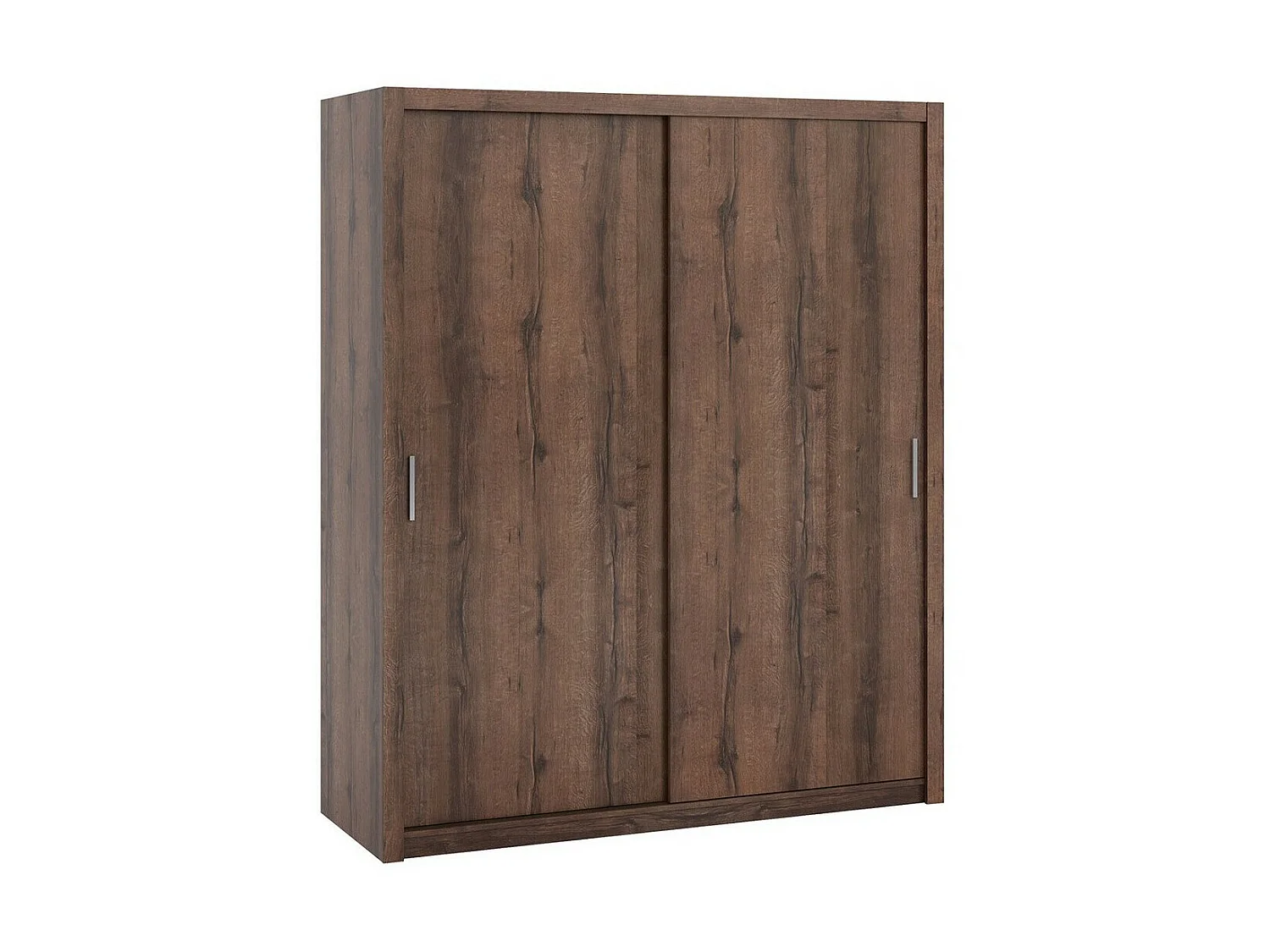 Armoire Catromi 120, Chêne du Monastery, 215x180x62cm, Portes d'armoire: Coulissantes