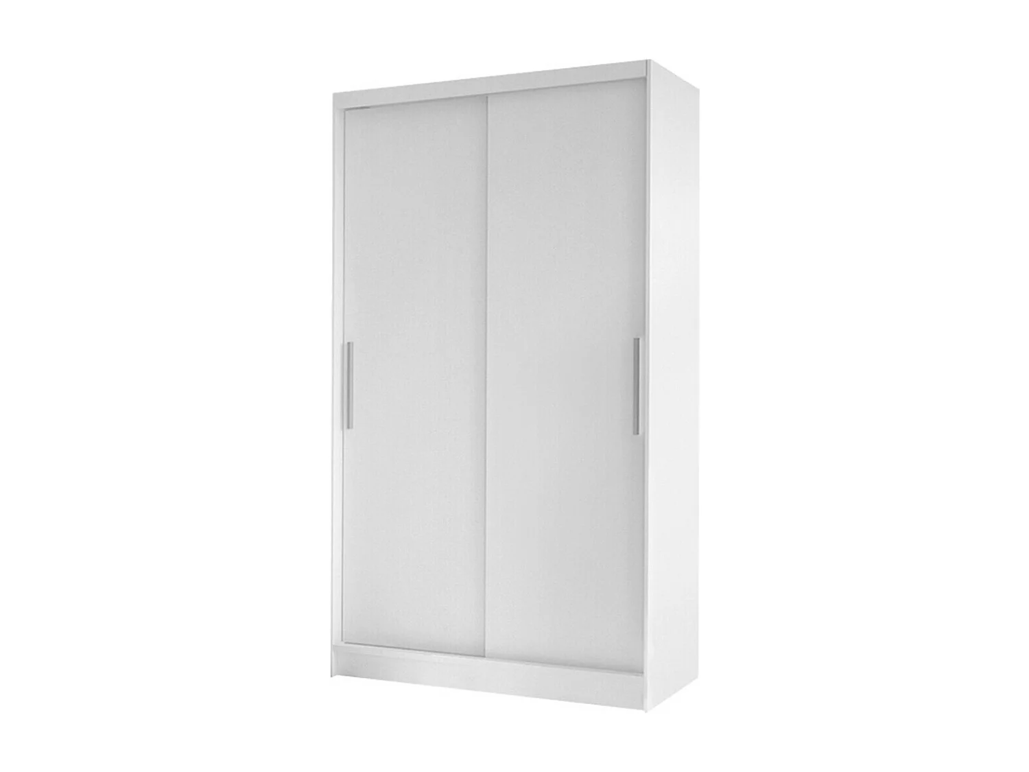 Armario Closico 162, Blanco, 200x100x58cm, Puertas de armario: Correderas