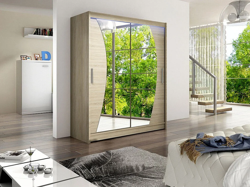 Roupeiro Closico 110, Número de prateleiras: 5, 20x15x6cm