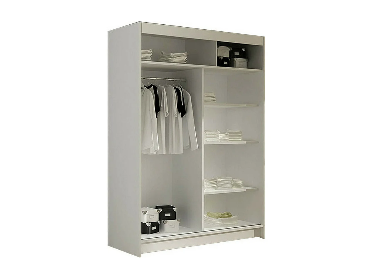Armoire Closico 111, Truffe chêne, 200x120x58cm, Portes d'armoire: Coulissantes