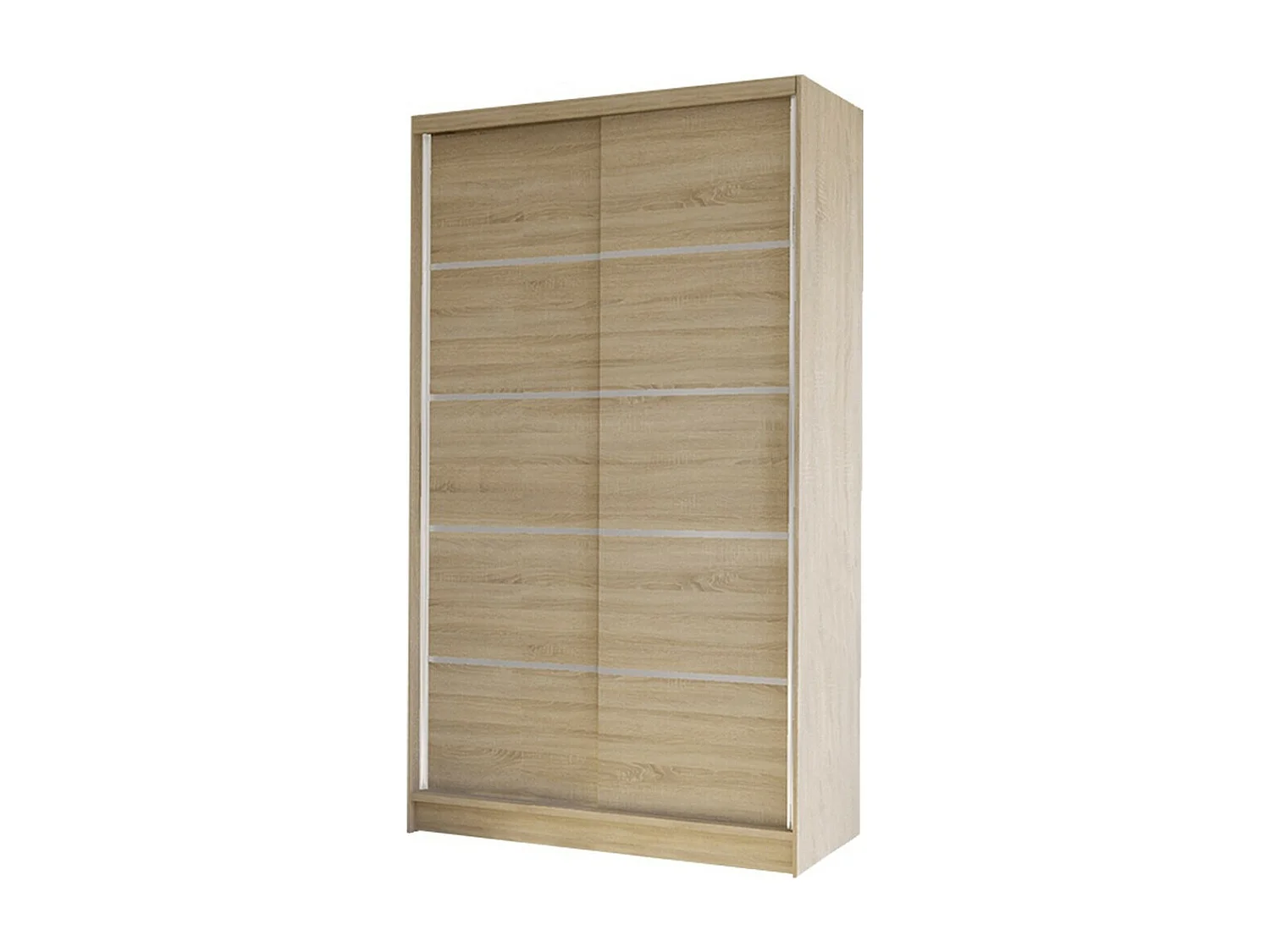 Armoire Closico 167, Sonoma chêne, 200x100x58cm, Portes d'armoire: Coulissantes