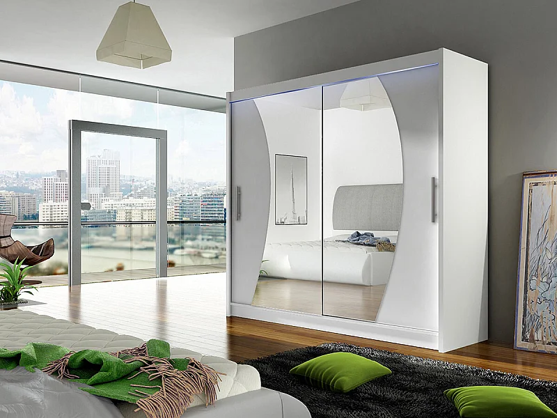 Roupeiro Closico 115, Número de prateleiras: 5, 22x18x6cm