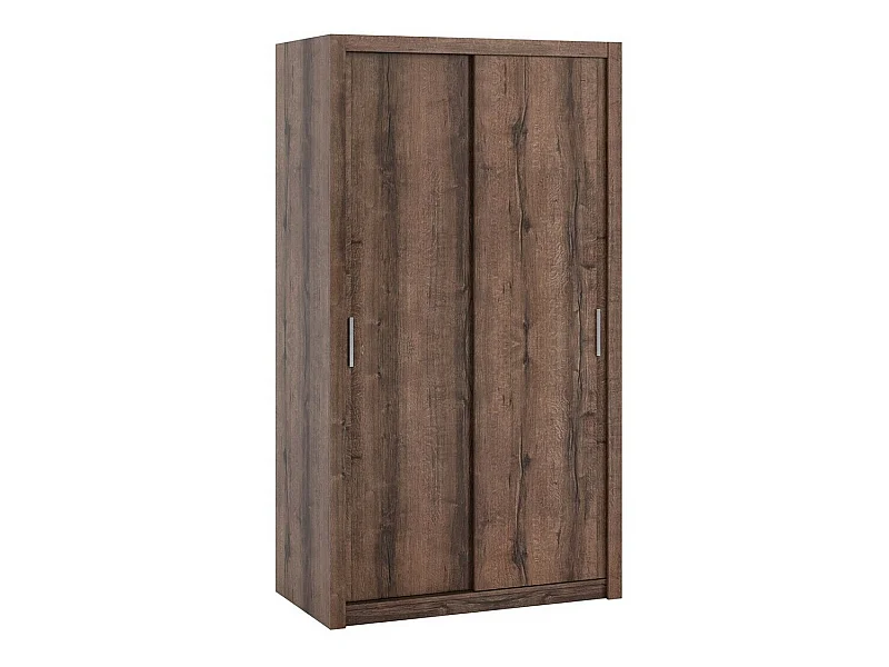 Armario Catromi 102, Roble del Monastery, 215x120x62cm, Puertas de armario: Correderas