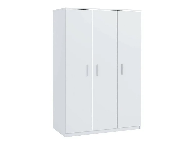 Armario Catromi 118, Blanco, 202x135x65cm, Puertas de armario: Con bisagras
