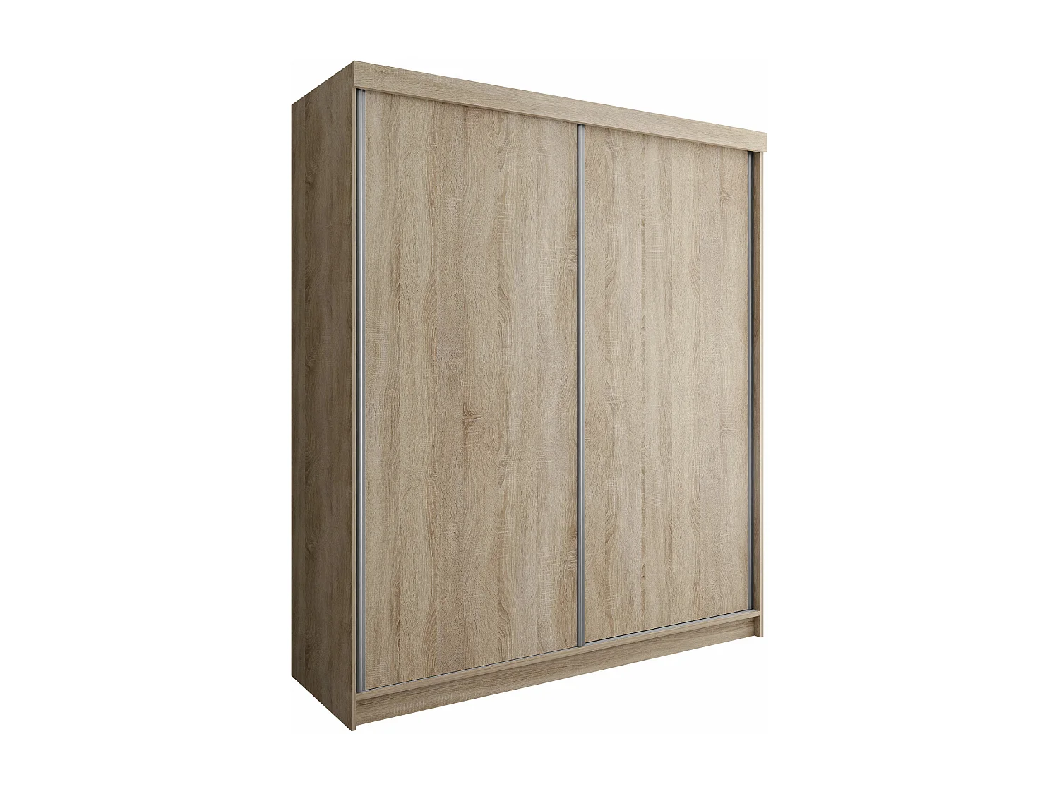 Armadio Dover 108, Sonoma quercia, 200x200x62cm, Porte armadi: Scorrevoli