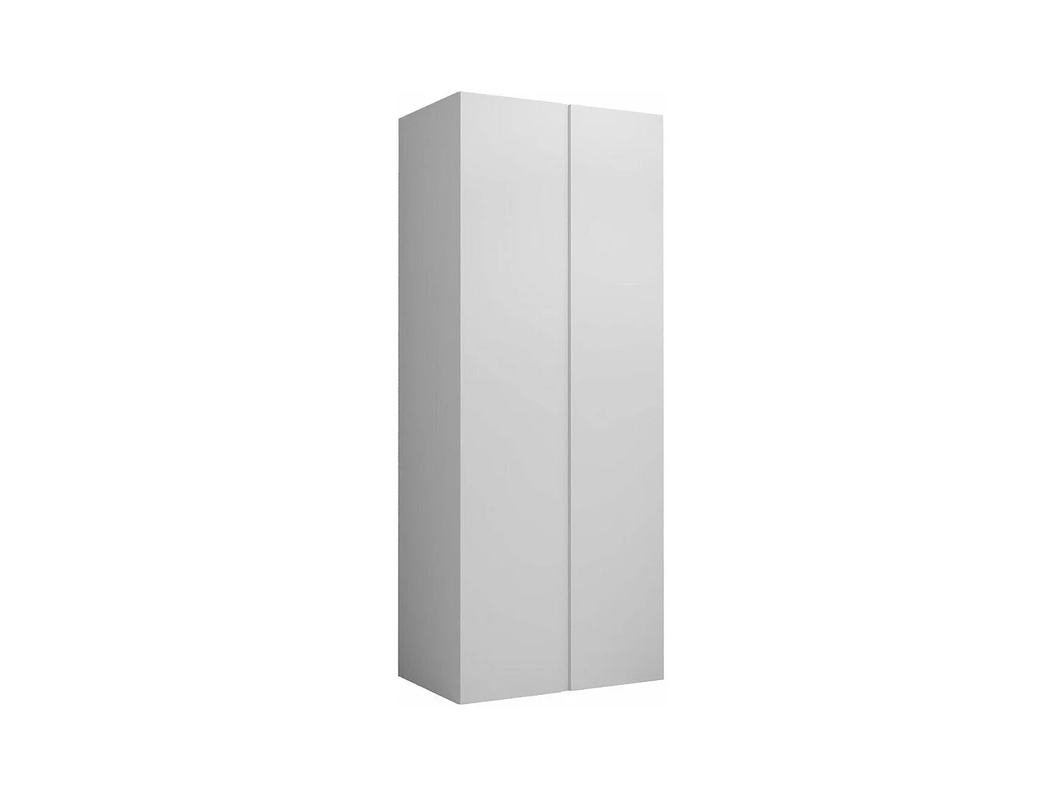 Armoire Hartford 367, Blanc, 186x74x44cm, Portes d'armoire: Avec des charnières