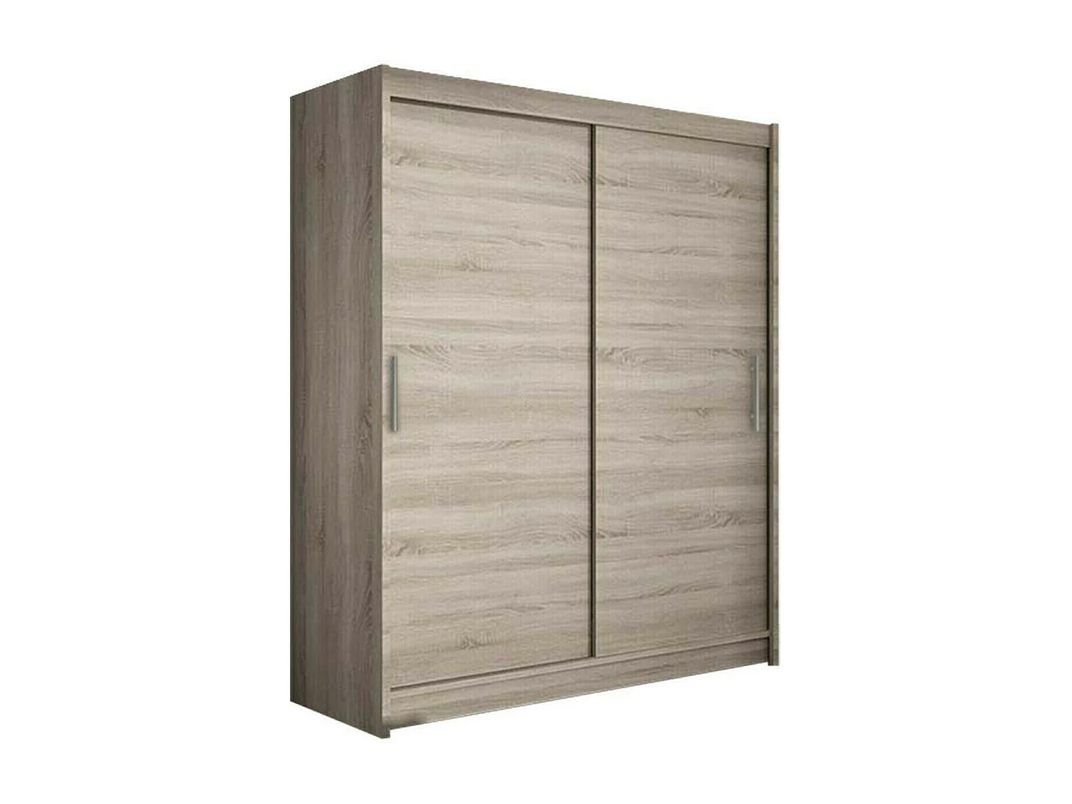 Armoire Closico 103, Truffe chêne, 200x150x58cm, Portes d'armoire: Coulissantes