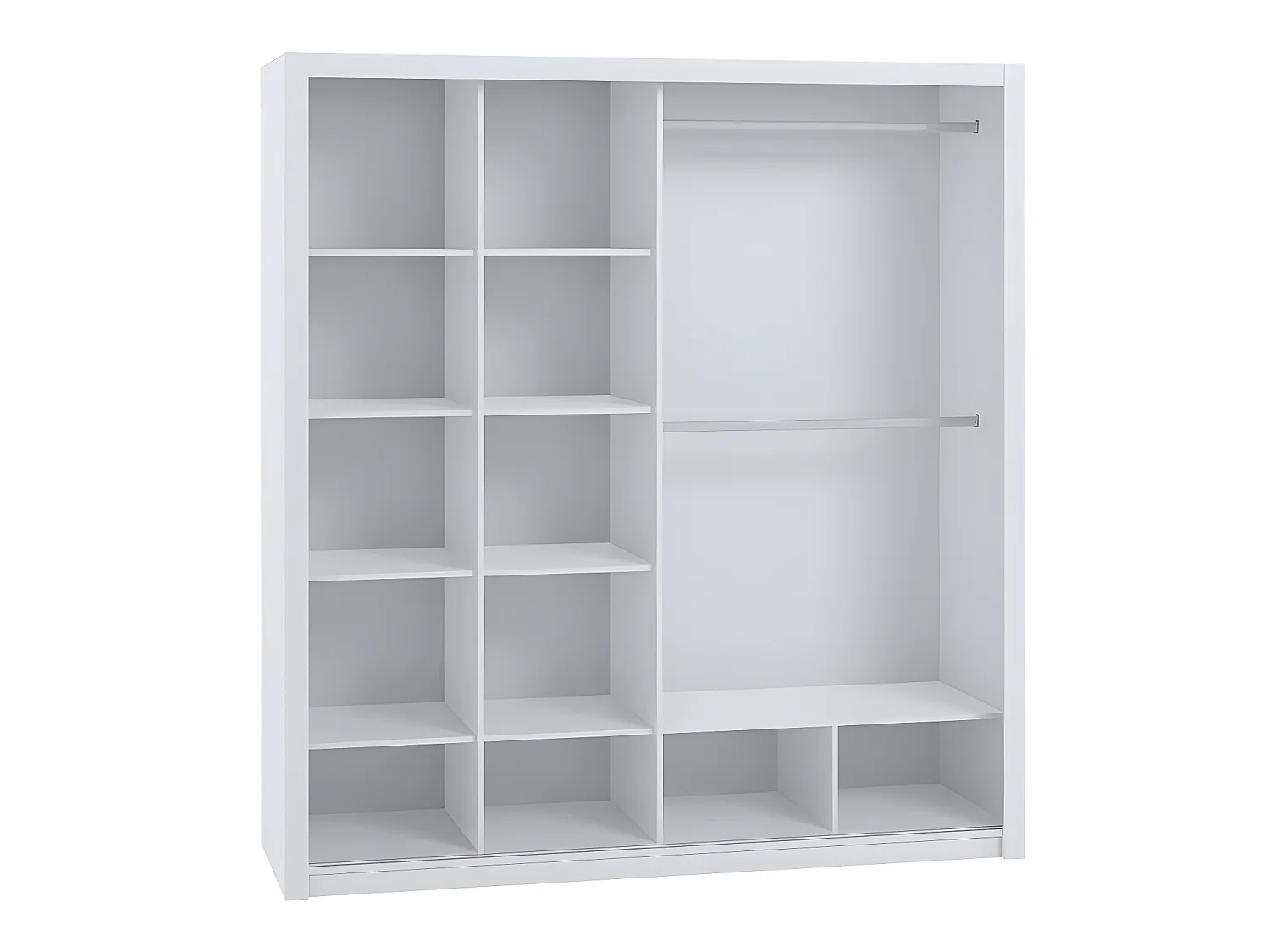 Armoire Catromi 109, Chêne Artisan, 215x220x62cm, Portes d'armoire: Coulissantes