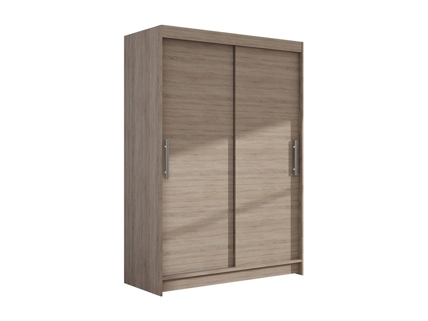 Armoire Closico 117, Truffe chêne, 200x120x58cm, Portes d'armoire: Coulissantes