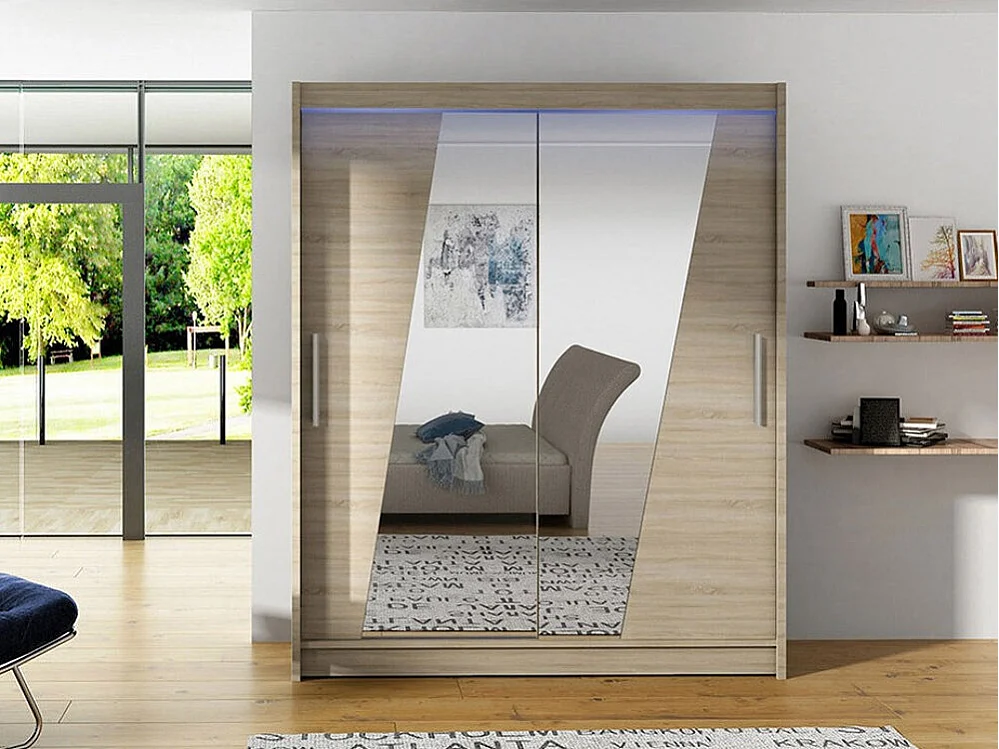 Roupeiro Closico 155, Número de prateleiras: 5, 20x15x6cm