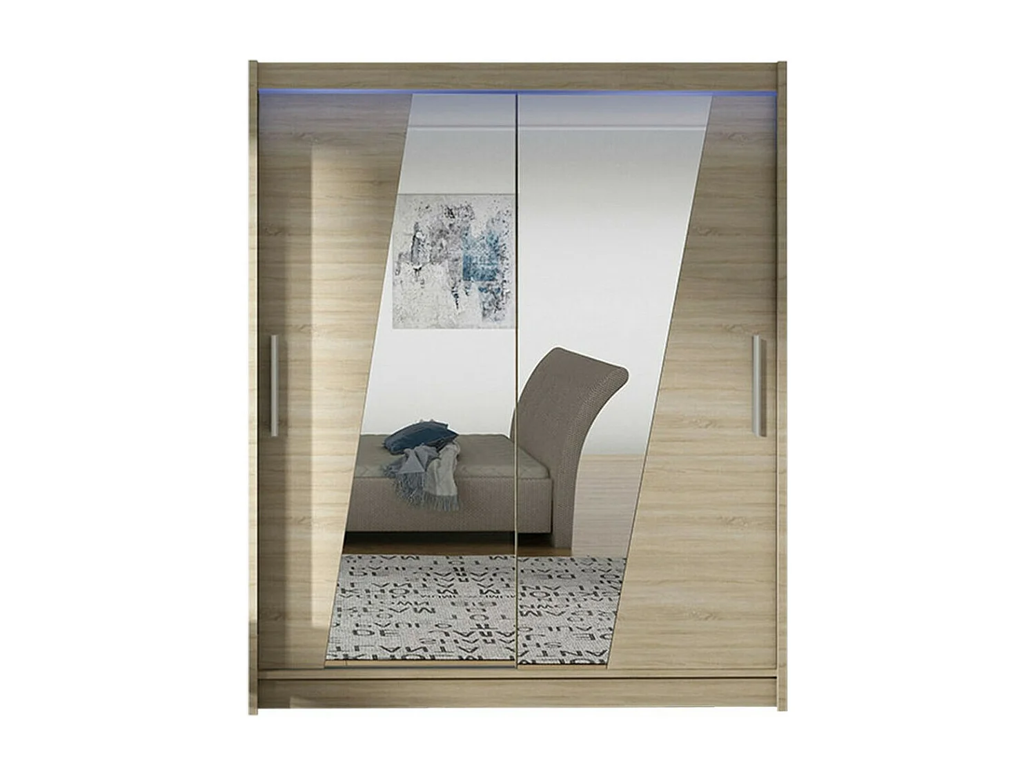 Roupeiro Closico 155, Número de prateleiras: 5, 20x15x6cm