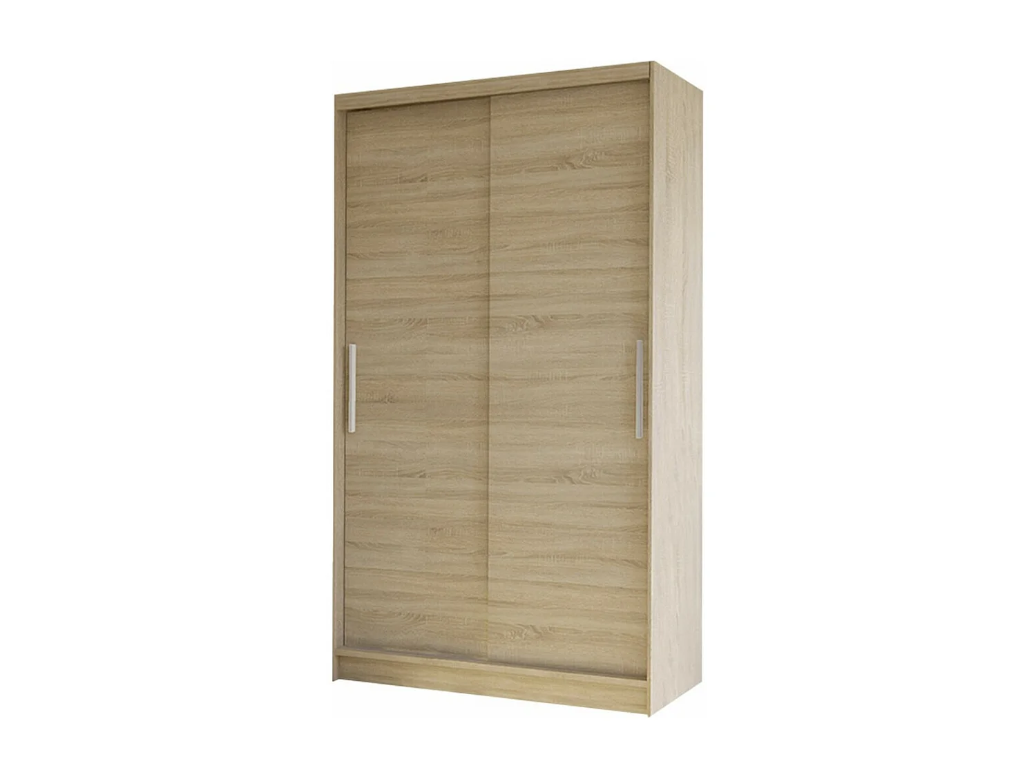 Armoire Closico 162, Sonoma chêne, 200x100x58cm, Portes d'armoire: Coulissantes