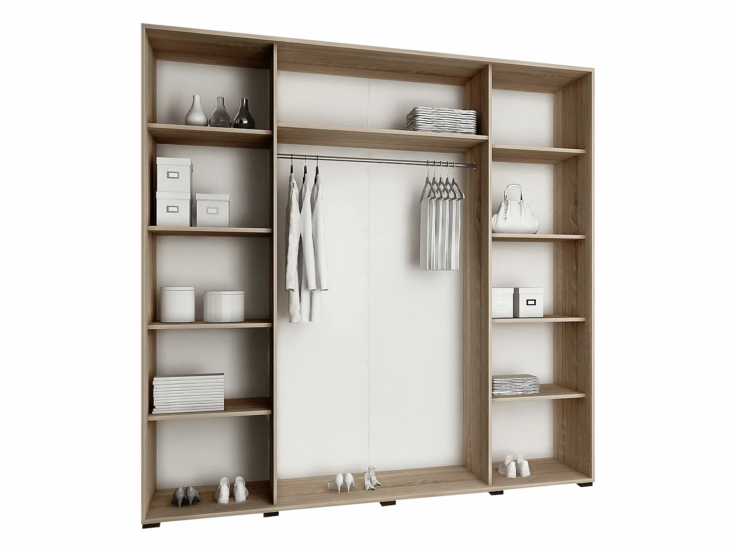 Armoire Dover 108, Nombre d'étagères: 9, 20x20x6cm