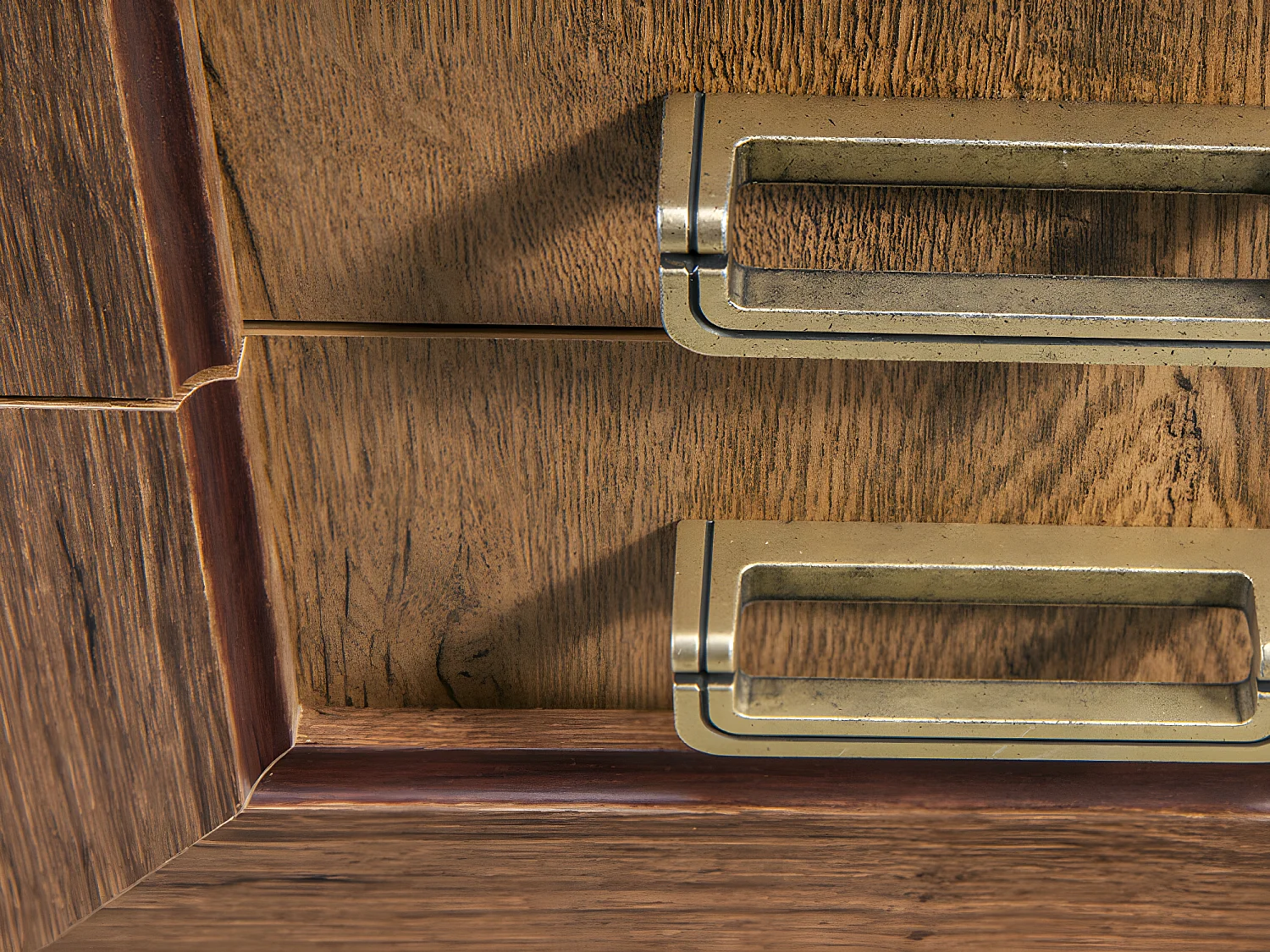 Armoire Lircava 106, Chêne de Lefkas, 191x90x58cm, Portes d'armoire: Avec des charnières