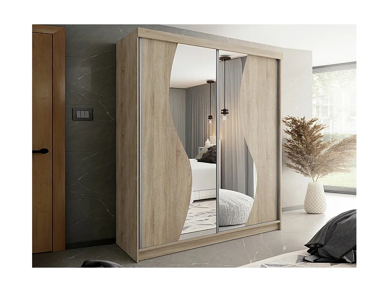 Roupeiro Dover 105, Número de prateleiras: 9, 20x20x6cm