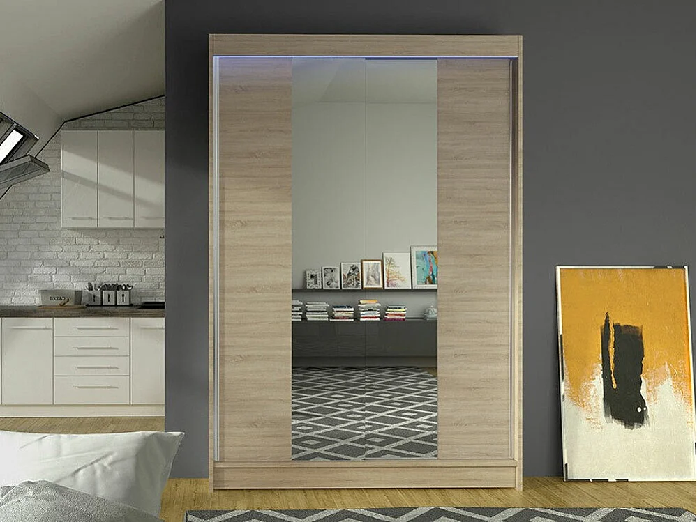 Roupeiro Closico 148, Número de prateleiras: 5, 20x12x6cm